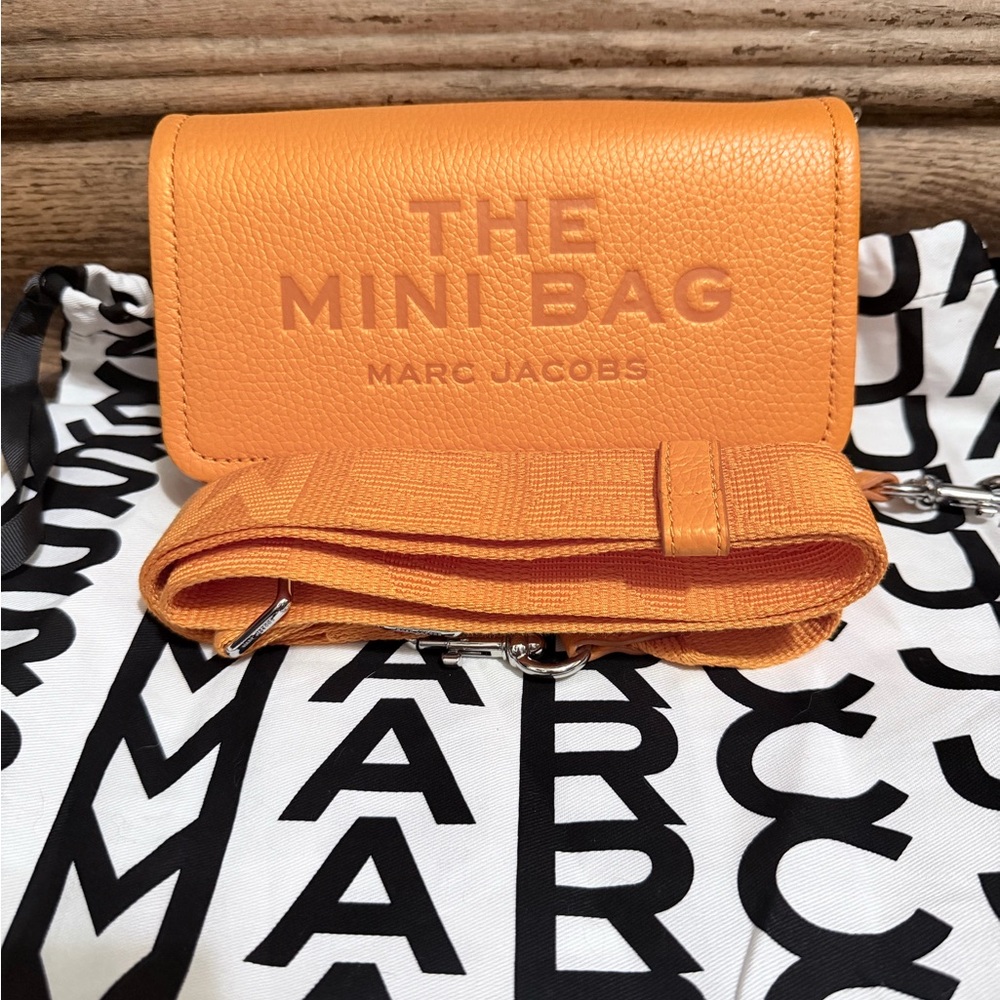 Marc Jacobs Vibrant Orange Mini Bag